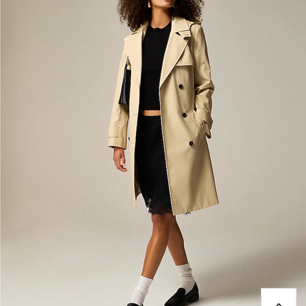 BNWT J.Crew New Icon Trench, Khaki, Sz 2